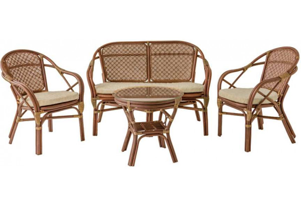 Комплект плетеной мебели Петани с диваном - главное фото