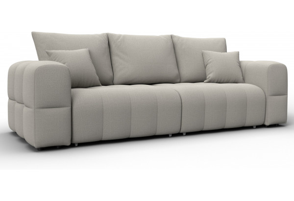 Диван прямой Лига-110 НПБ Амур 02 бежевый (Рогожка) - главное фото