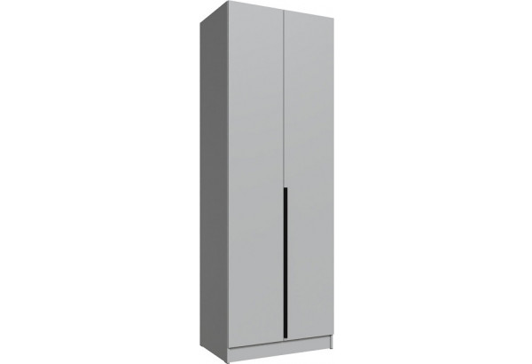 Шкаф "Мадрид" (0,8) ящики внутри, серый камень - главное фото