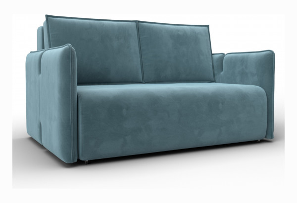 Диван прямой Лига-117 SEVEN 113 бирюзовый (Велюр) - главное фото