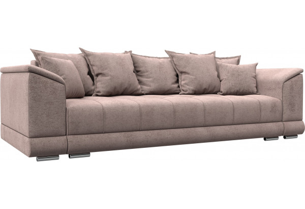 Диван прямой НордСтар НПБ TOWER 05 бежевый (Велюр) - главное фото