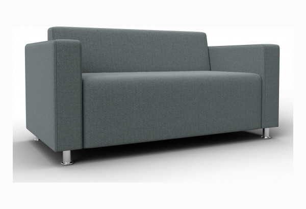 Диван прямой Лига-093 ВН Амур 07 серый (Рогожка) - главное фото