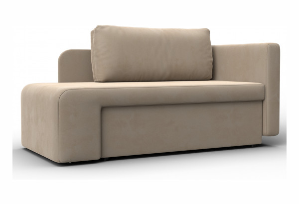 Кушетка Лига-097 SEVEN 729 бежевый (Велюр) - главное фото