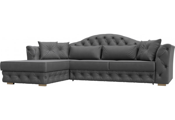 Диван угловой Артис левый угол JOLY 13 серый (Замша) - главное фото