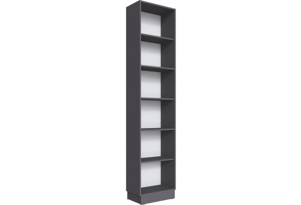 Шкаф "Мадрид" (0,25) торцевой, серый графит - главное фото