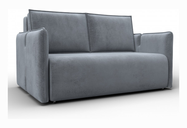 Диван прямой Лига-117 TOWER 10 серый (Велюр) - главное фото