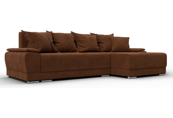 Диван угловой Лига-119 угол правый LAIM 14 терракотовый (Велюр) - главное фото