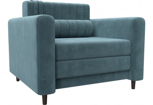 Кресло Лига-070 SEVEN 113 бирюзовый (Велюр) - главное фото