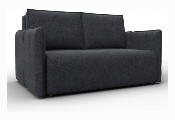 Диван прямой Лига-117 LAIM 26 темно-серый (Велюр) - главное фото