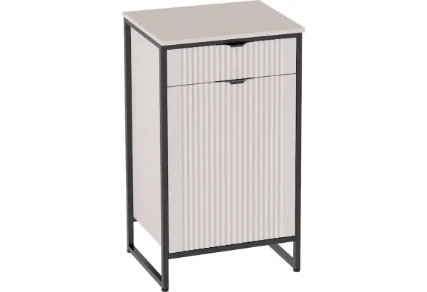 Тумба 1 дв и 1 ящ "Нора" прихожая Персидский жемчуг - главное фото