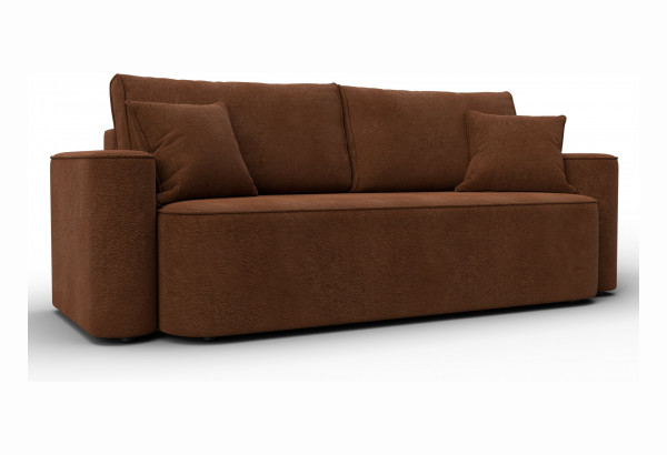 Диван прямой Лига-118 НПБ LAIM 14 терракотовый (Велюр) - главное фото